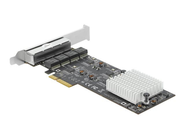 DELOCK PCI Express x4 Karte auf 4x 2,5 Gigabit LAN RTL8125 - Verpackung