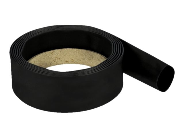 DELOCK Schrumpfschlauch 2 m x 22 mm schwarz - Vorderansicht