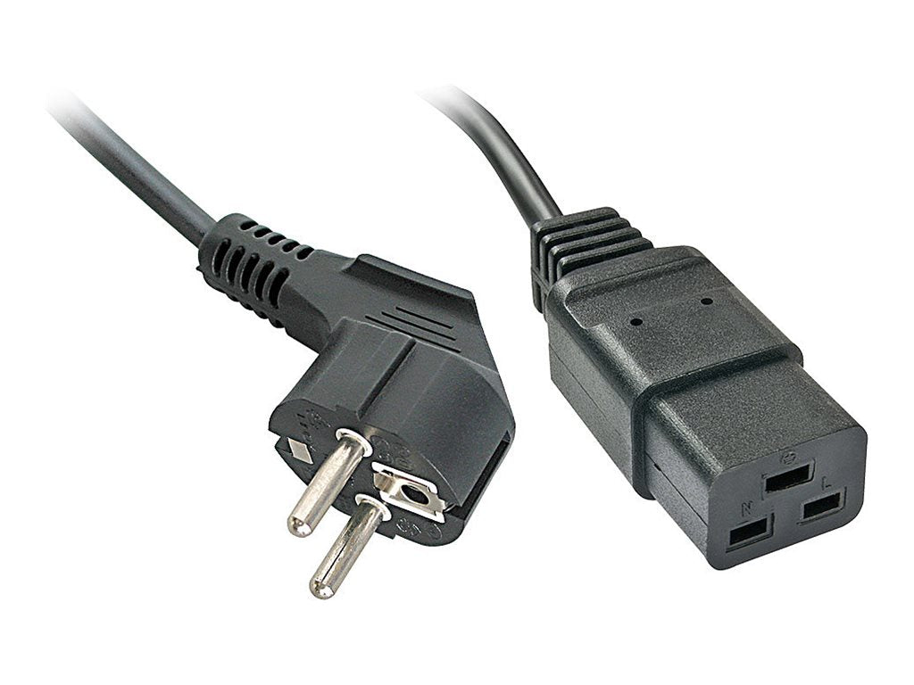 LINDY 2m Schuko auf IEC C19 Netzkabel Verpackung