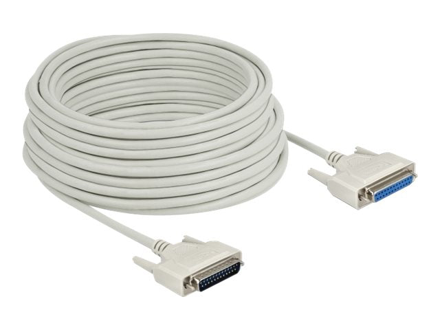 DELOCK Serielles Kabel D-Sub 25 Stecker zu Buchse 20m - Vorderansicht