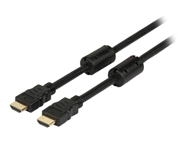 EFB HighSpeed HDMI Kabel mit Eth. 3xges. A-A St-St 3m schwarz - Vorderansicht