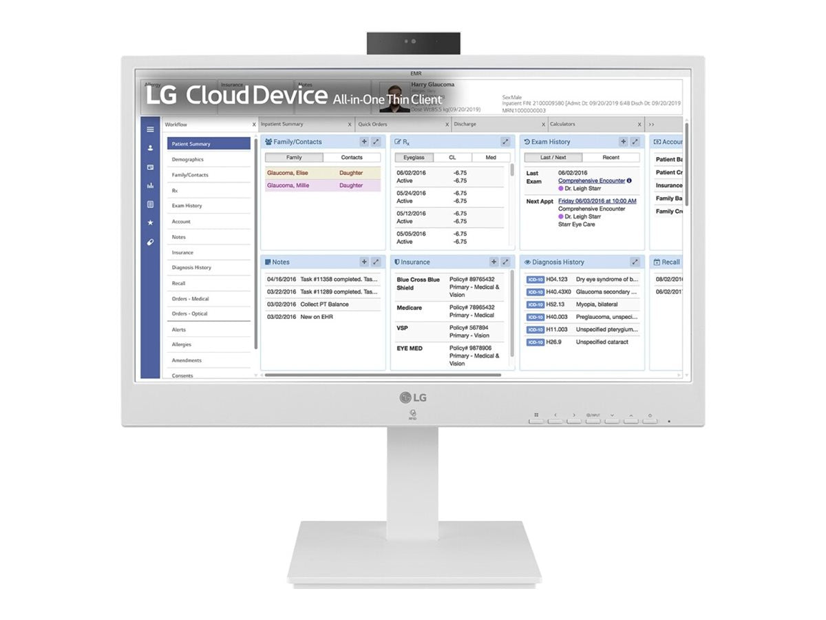 LG ThinClient 24CR671N-6P Vorderansicht