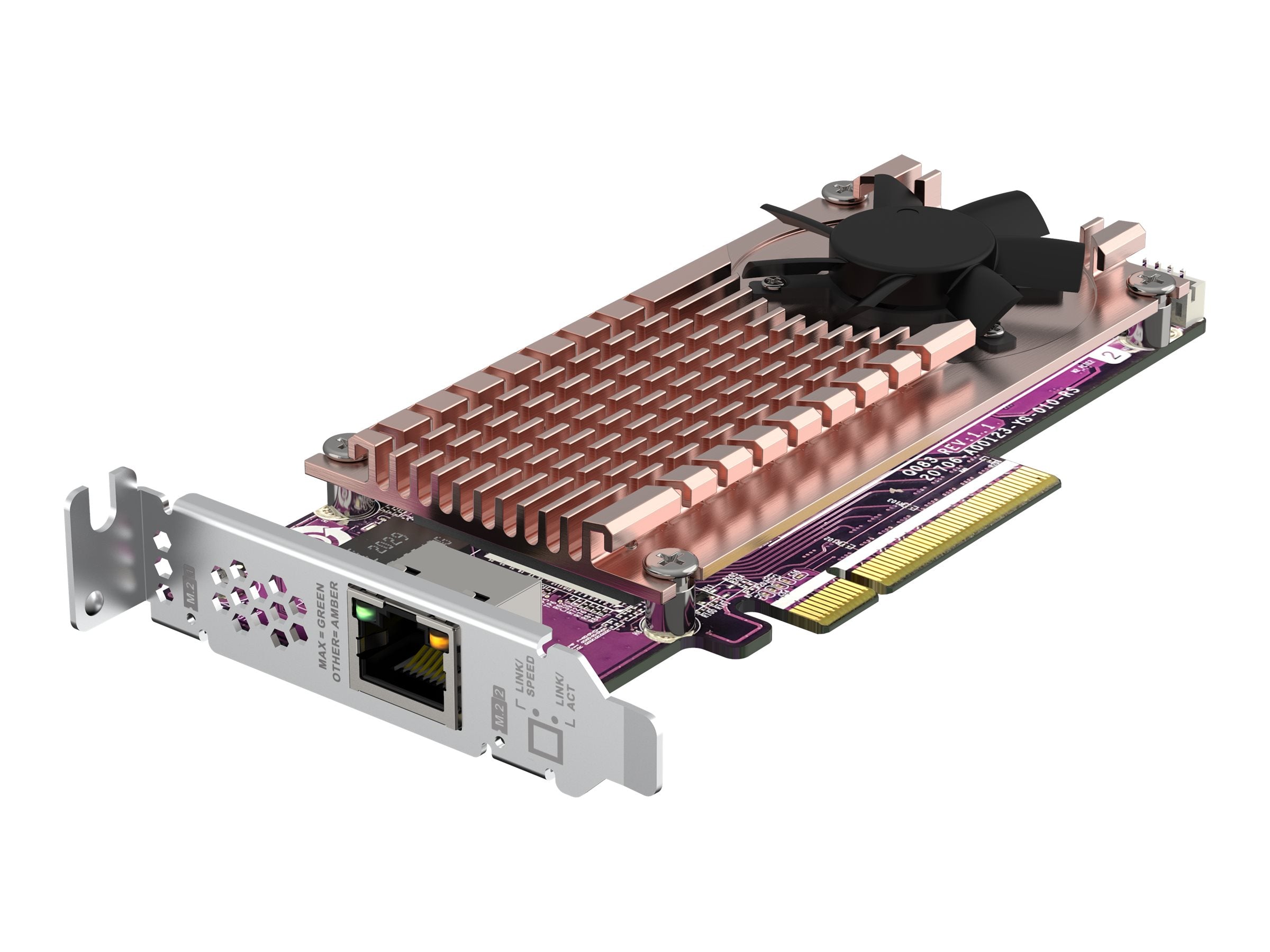 QNAP QM2-2P10G1TB Speicher-Controller Detailansicht