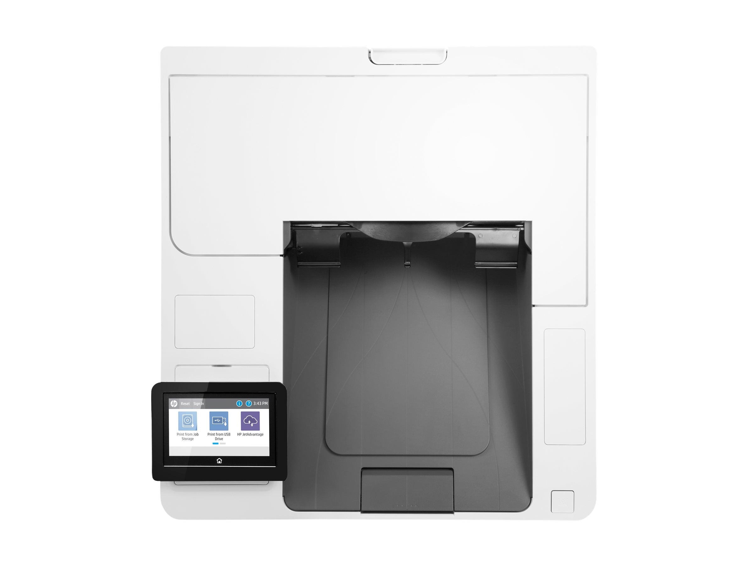 HP LaserJet Enterprise M611dn Printer Rückansicht
