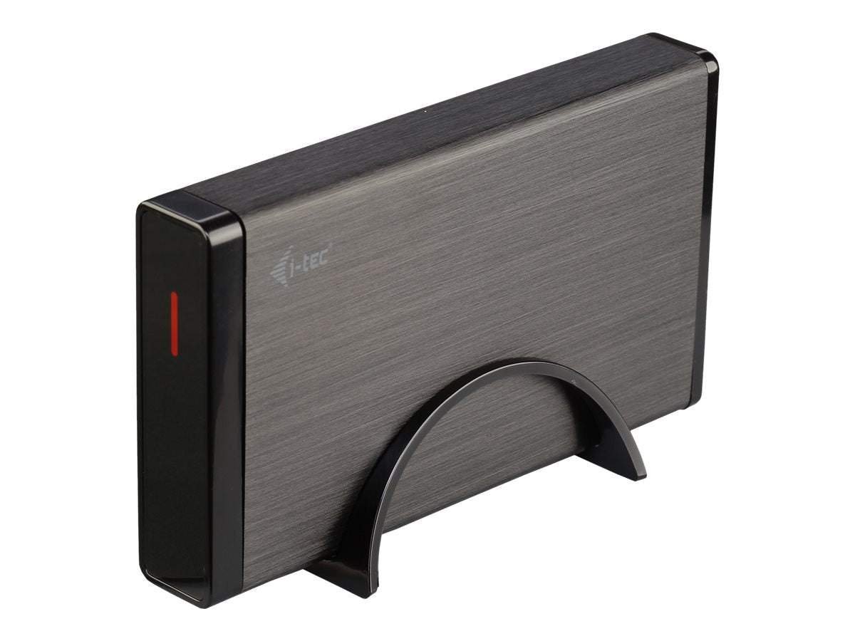 I-TEC USB 3.0 Mysafe externes Festplattengehäuse Seitenansicht