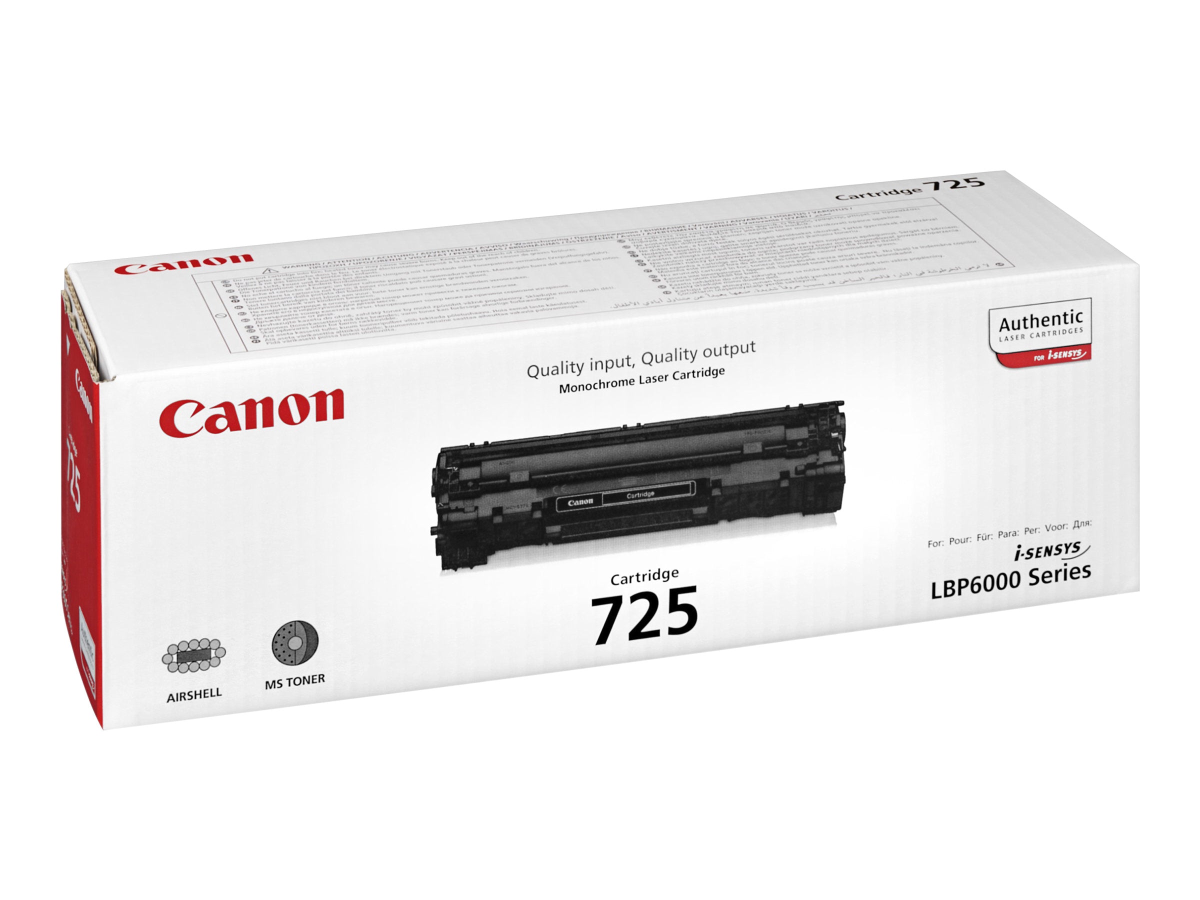 CANON CRG-725 Toner schwarz Detailansicht