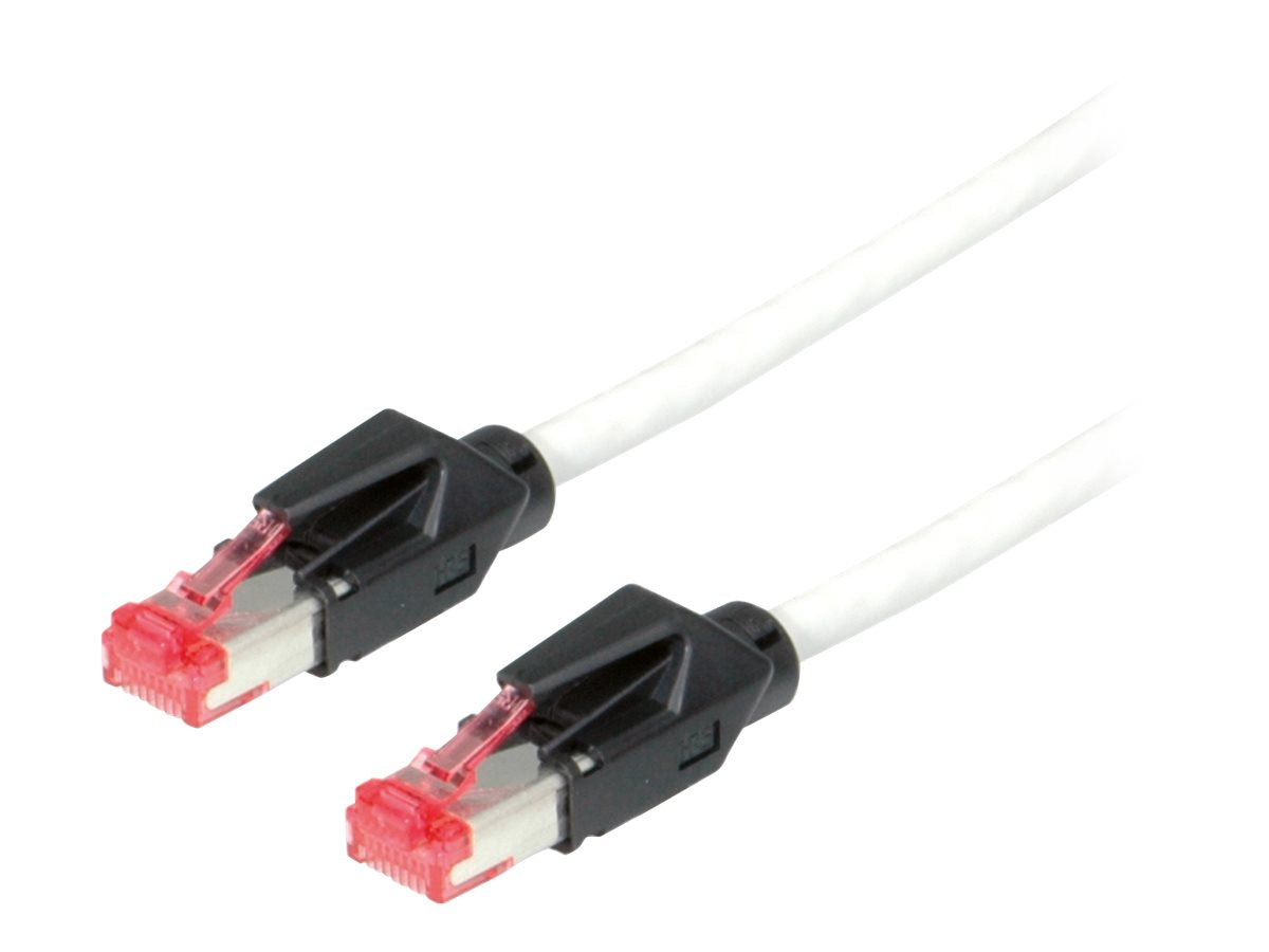 DRAKA Patchkabel Kat.6 Class E HP-FTP UC400 LSOH grau 2m - Vorderansicht