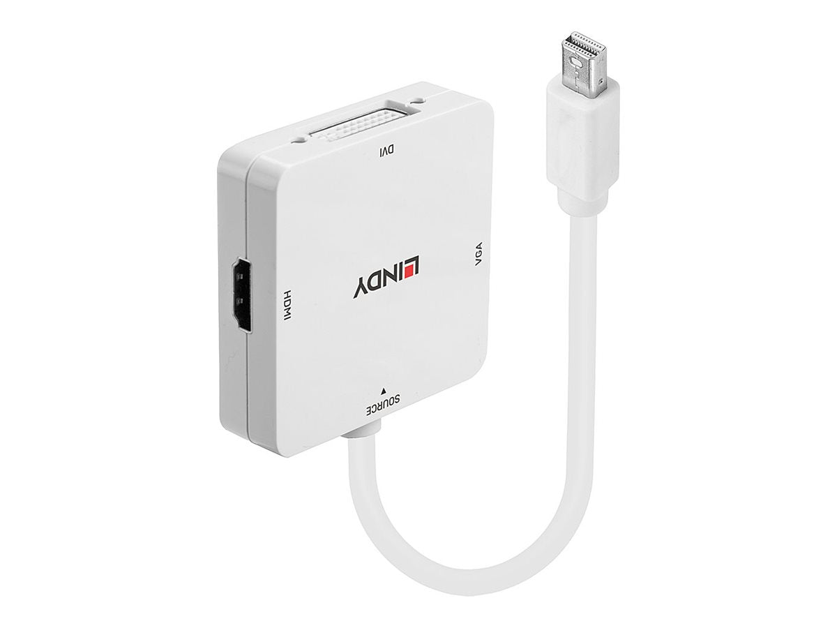 LINDY Mini-DP 1.2 an HDMI 4K30/DVI/VGA Adapter Detailansicht