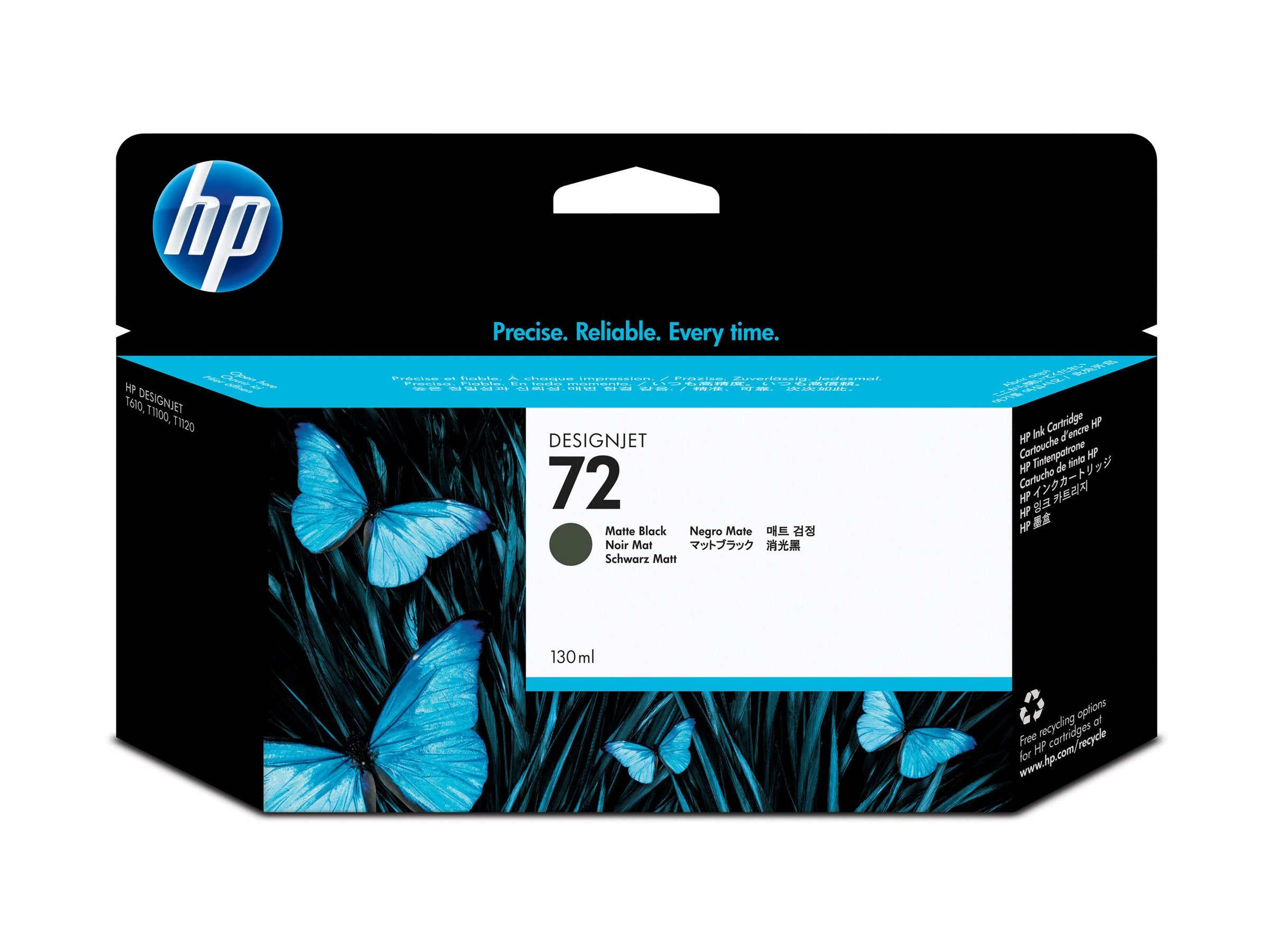 HP 72 original Ink cartridge C9403A matte black high capacity Detailansicht