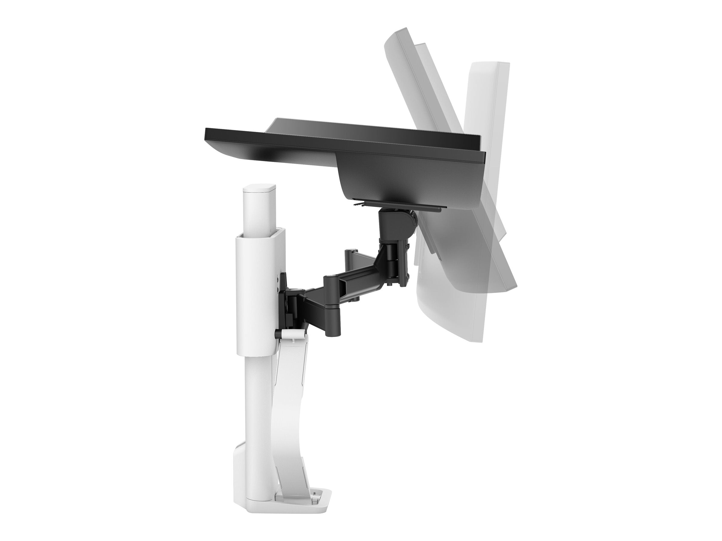 ERGOTRON TRACE Single Monitorhalterung Seitenansicht