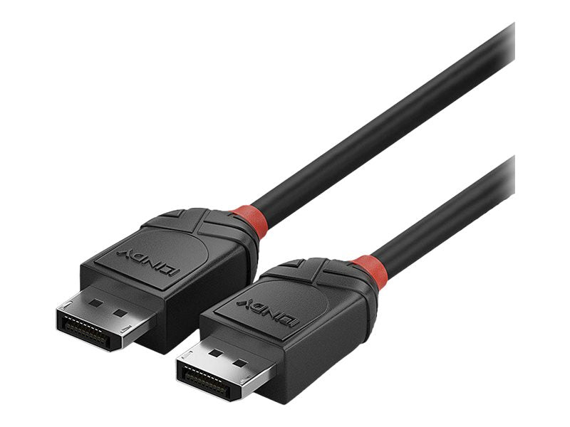 LINDY Black Line Video Cable DP 1.2 DP-DP M-M 1,5m black - Verpackung