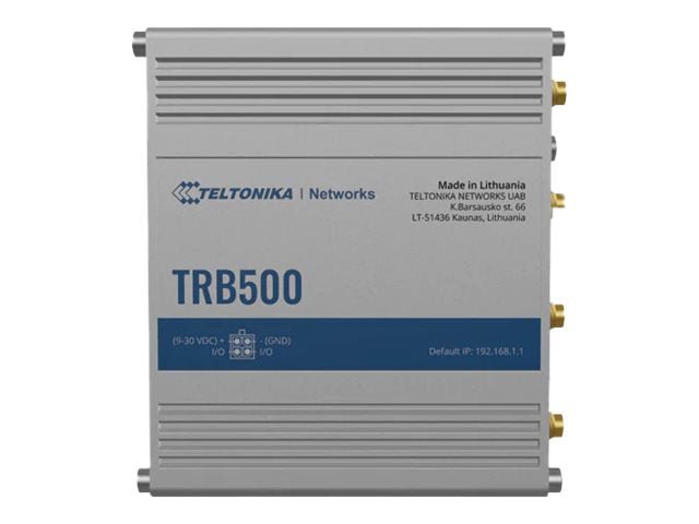 Verpackung des TELTONIKA NETWORKS TRB500 5G/4G/LTE Gateway