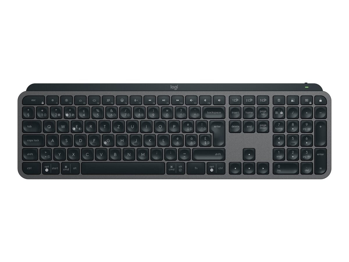 LOGITECH MX Keys S GRAPHITE Tastatur - Detailansicht der Tasten