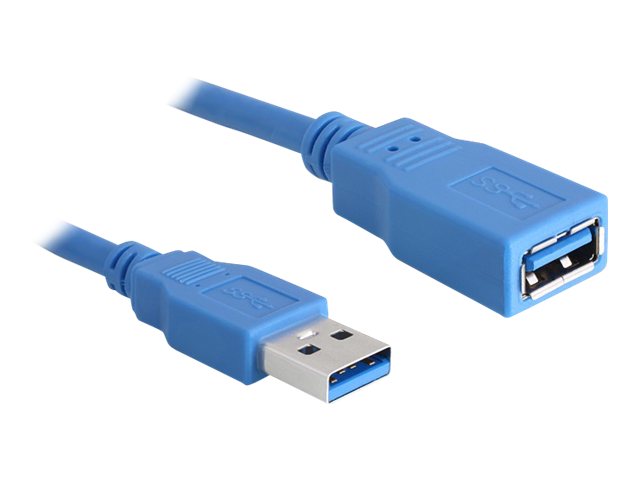 DELOCK Kabel USB 3.0 Verlängerung A/A 2m St/Bu - Vorderansicht