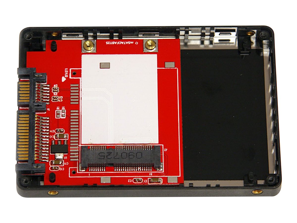 STARTECH.COM 6,35cm 2,5 Zoll SATA auf Mini SATA Adapter - Verpackung