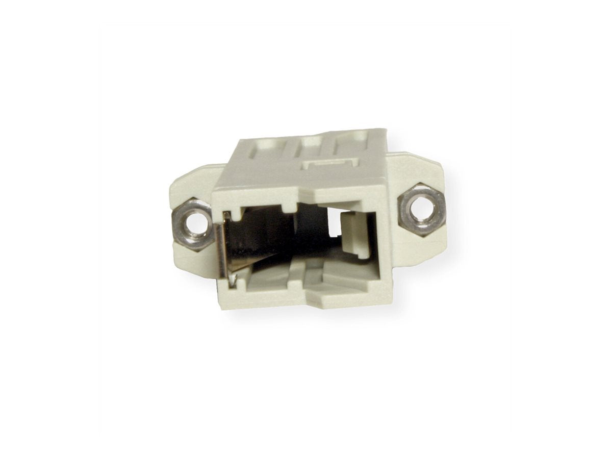 ROLINE LWL-Kupplung LSH Simplex beige Multimode - Verpackung