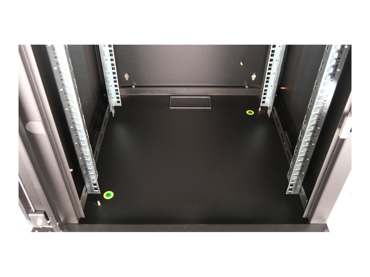 ROLINE Wandgehäuse Pro 48,26cm 19Zoll 12 HE 600x600 BxT schwarz - Vorderansicht