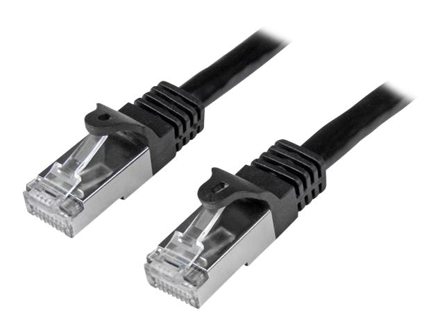 STARTECH.COM 2m Black Gigabit Snagless RJ45 SFTP Cat6 Patch Cable - Detailansicht