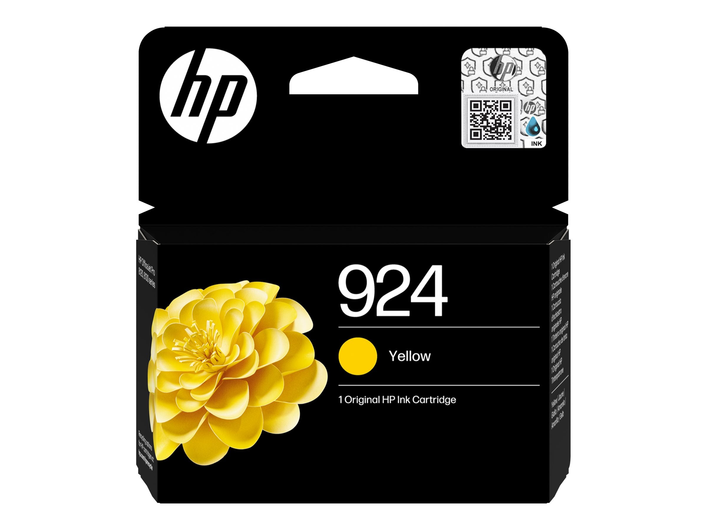 HP 924 Gelb Original Tintenpatrone Verpackung