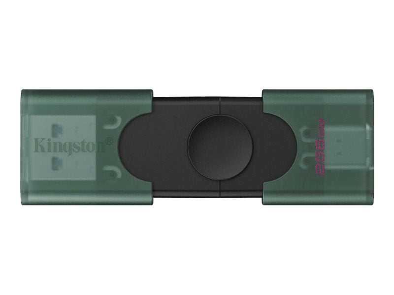 KINGSTON 128GB USB-A + USB-C 3.2 Gen 1 DataTraveler DuoG2 Vorderansicht