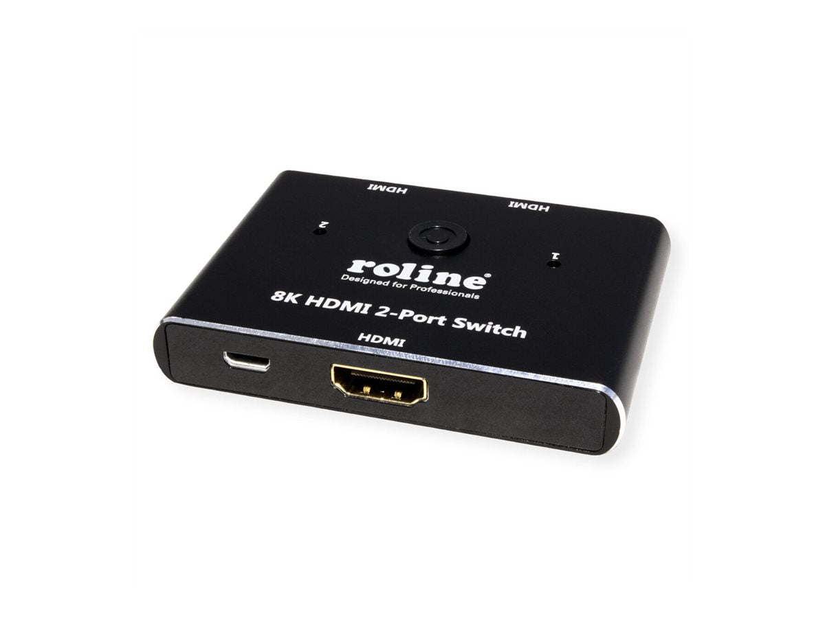 ROLINE 8K HDMI Switch 2-fach Verpackung