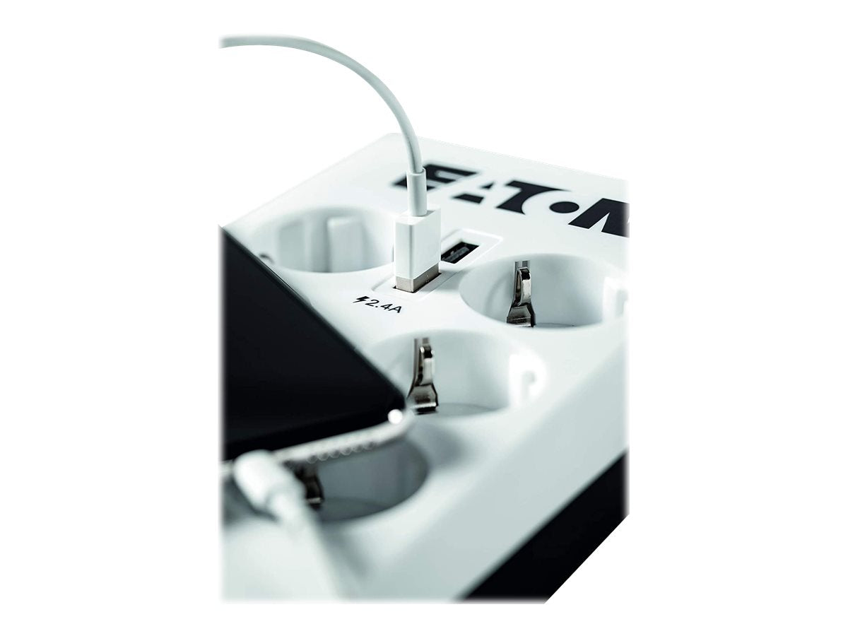 EATON Protection Box 8 Tel USB DIN Vorderansicht