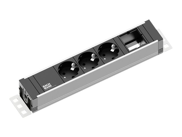BACHMANN UNIVERSAL 3x Schutzkontakt 1x ABD - Vorderansicht