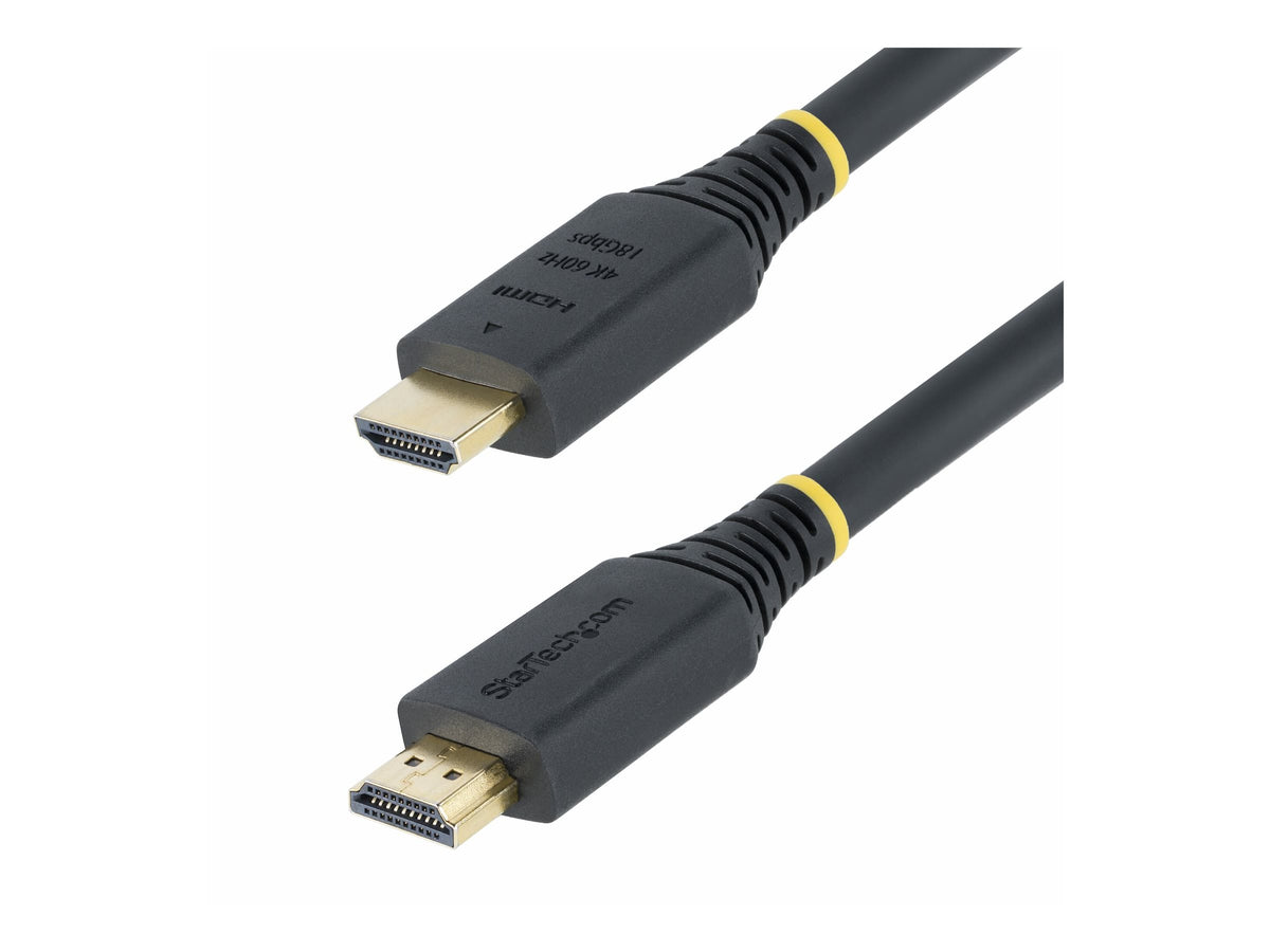 STARTECH.COM 5m Premium Zertifiziertes High Speed HDMI Kabel 4K 60Hz/1440p 144Hz 18Gbps UHD HDMI 2.0 Arc Kabel TV/PC