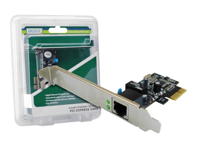 DIGITUS DN-10132 Gigabit Ethernet PCI Express Card Vorderansicht