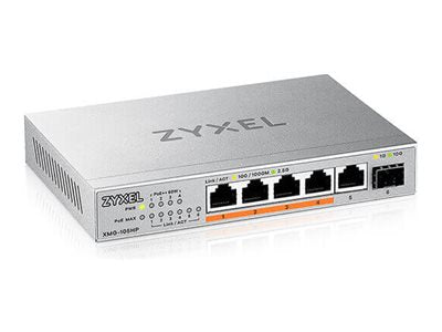 ZYXEL XMG-105 5 Ports 2 5G Switch Vorderansicht