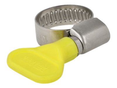 DELOCK Schlauchschelle mit Flügelmutter 13-19mm Vorderansicht