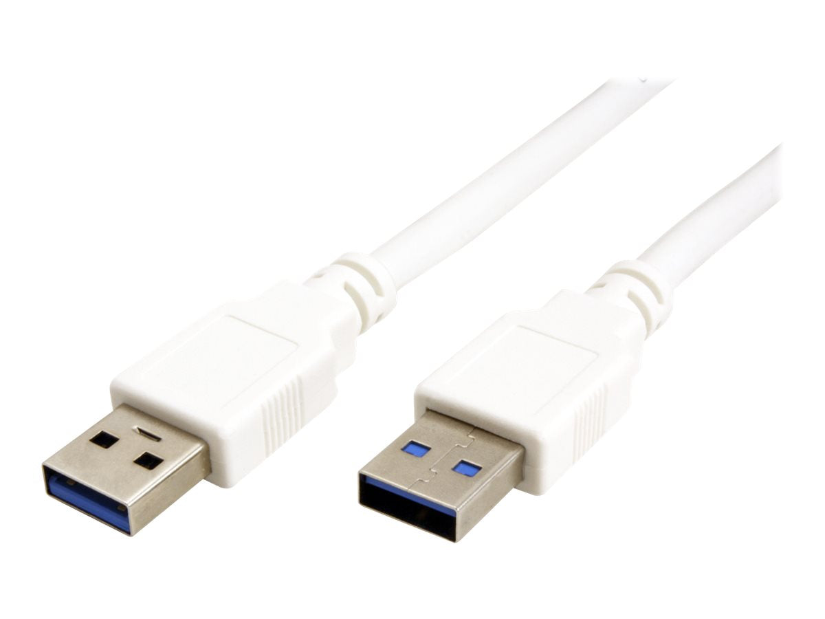 VALUE USB 3.2 Gen 1 Kabel Typ A-A weiss 1,8m Vorderansicht