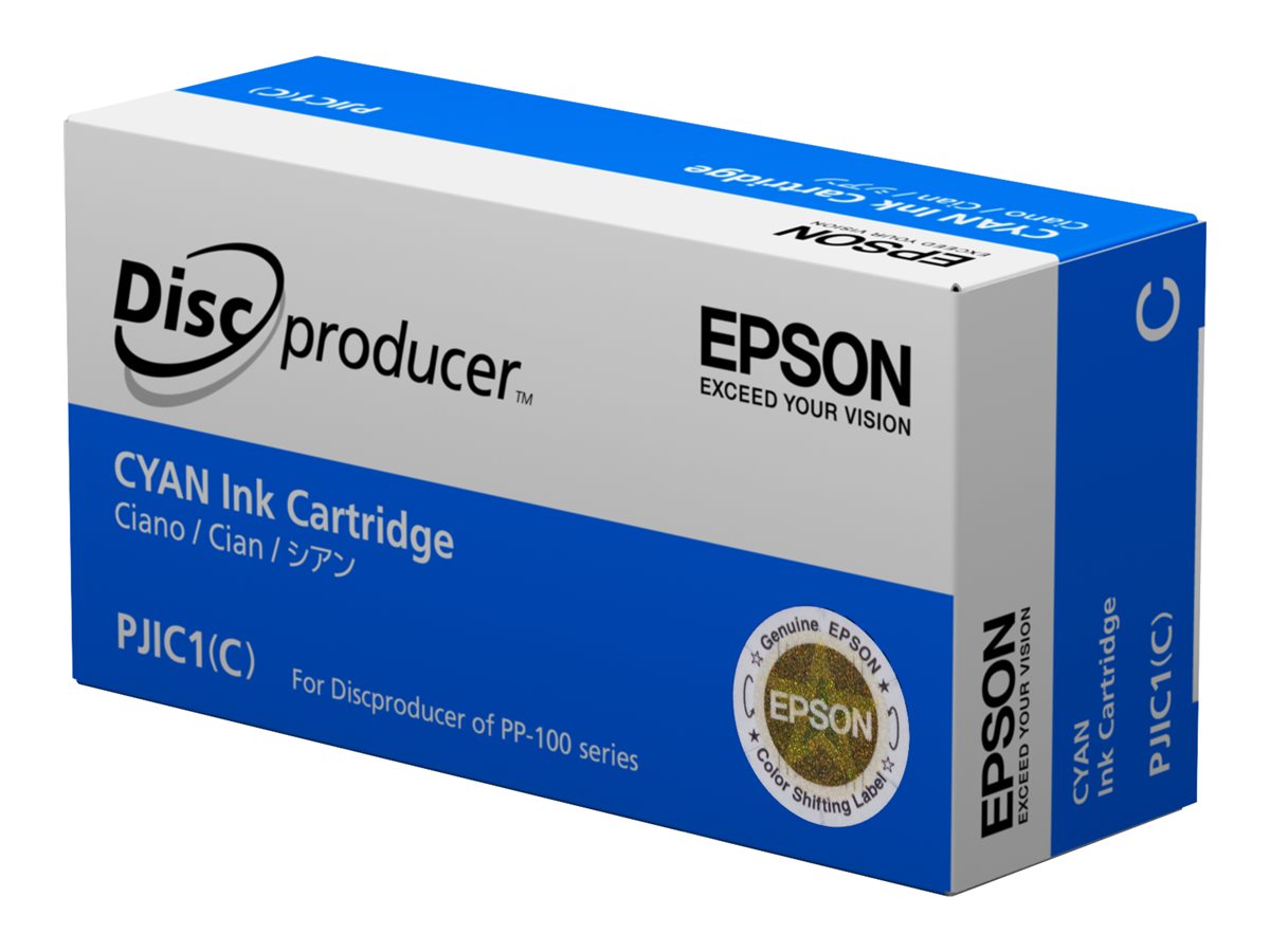 EPSON 1LB Discproducer Ink Cartridge PJIC7 Cyan - Vorderansicht