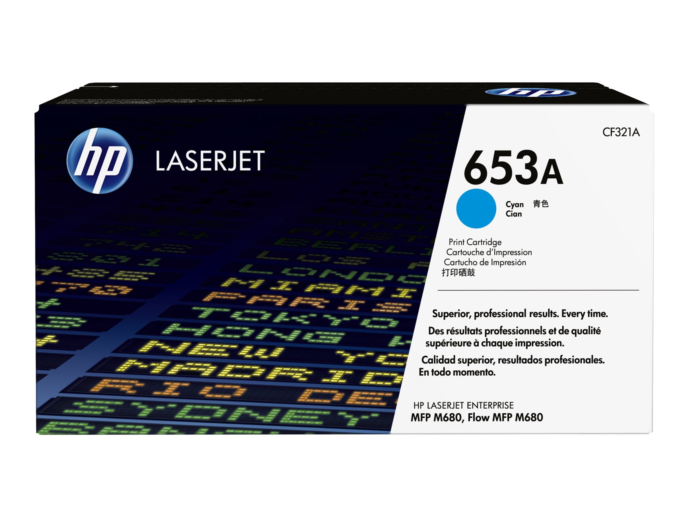 HP 653A Original Toner cyan Detailansicht