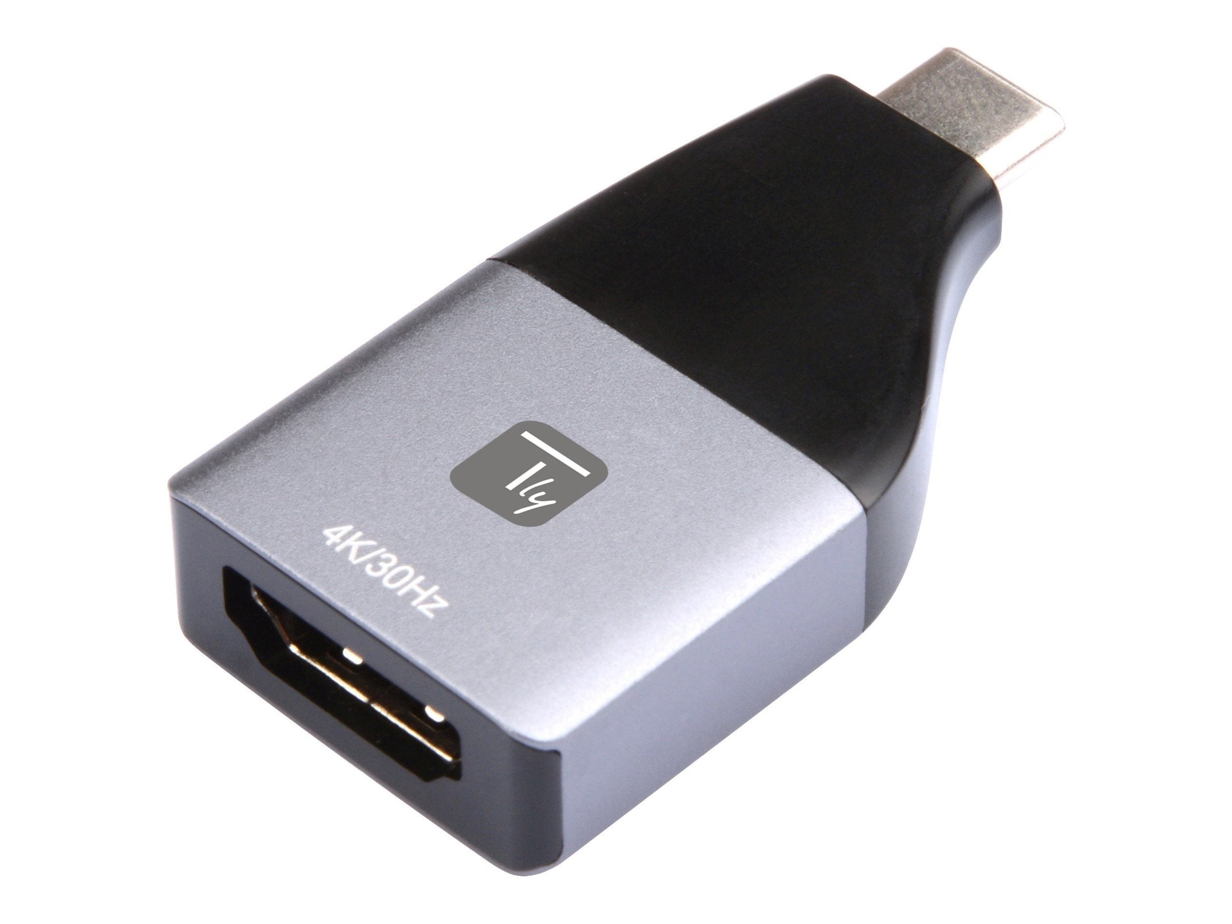 TECHLY Adapter USB-C M auf HDMI F 4Kx2K 30Hz Vorderansicht