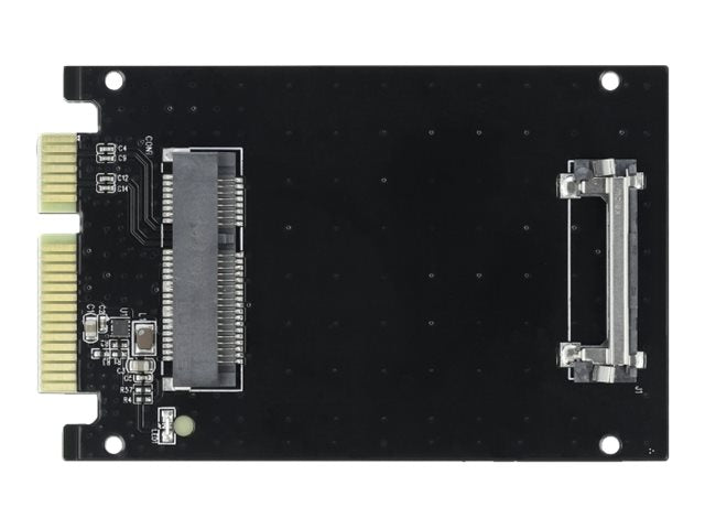 DELOCK SATA 22 Pin Stecker zu mSATA Slot Adapter Vorderansicht