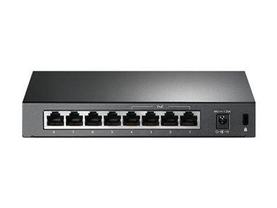 TP-LINK TL-SF1008P 8-Port Switch Rückansicht