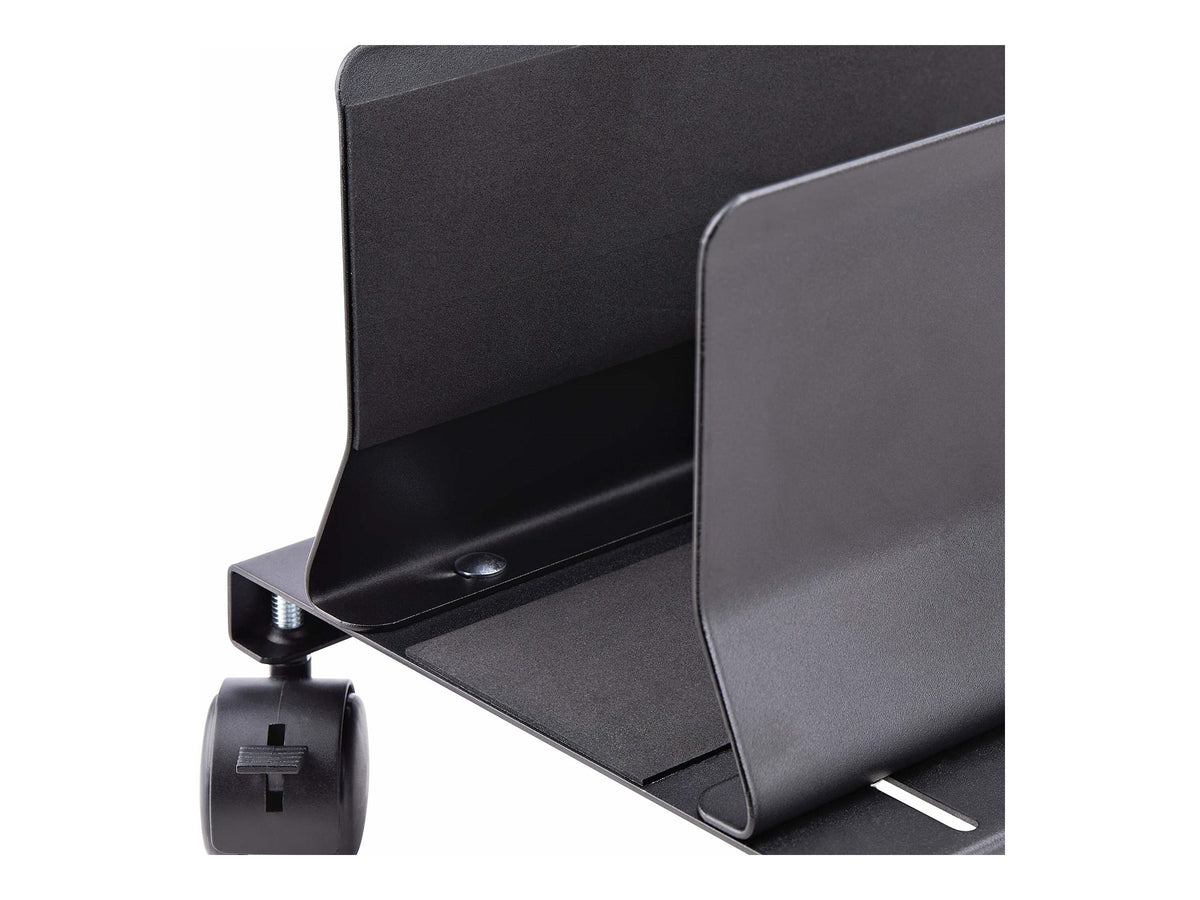 STARTECH.COM PC Ständer CPU Ständer auf Rädern Tragkraft 21kg Einstellbarer PC Rollwagen/Computerständer CPU Halterung