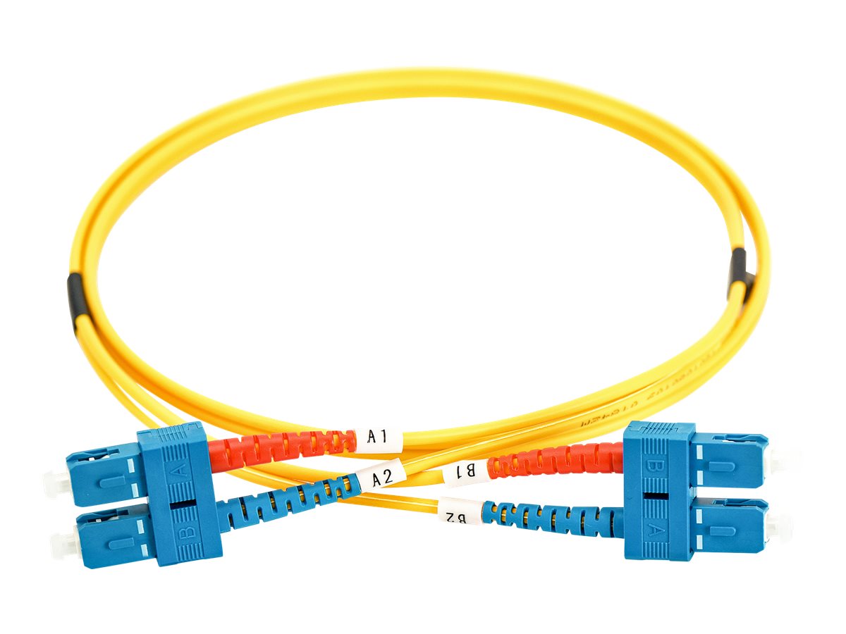 DIGITUS LWL Patchkabel SC/SC 09/125um 5m Anschlussansicht
