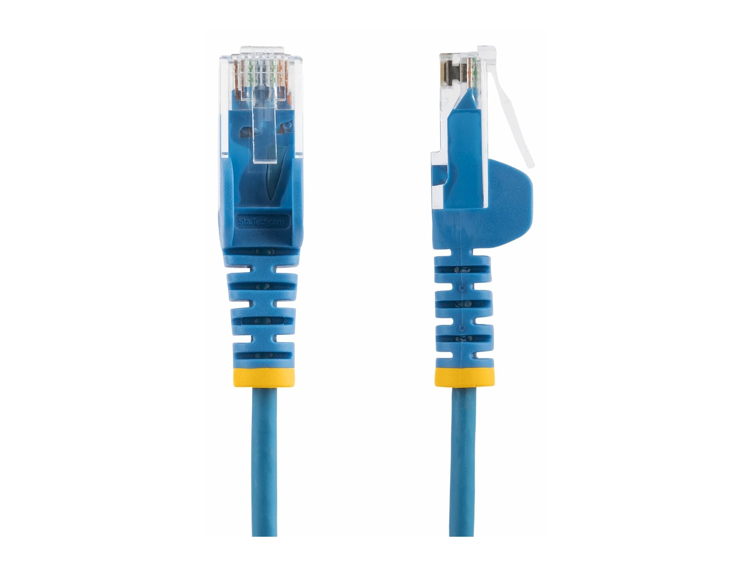 STARTECH.COM 25cm Blaues Slim CAT6-Netzwerkkabel 100W PoE Snagless RJ45 LSZH 28AWG Reines Kupfer Patchkabel-Ethernet Kabel