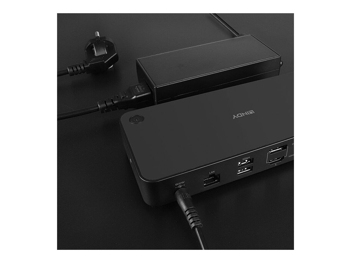 LINDY DST-Pro Universal Docking Station Hybrid - Anschlussdetails