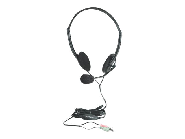 MANHATTAN Headset Stereo Eco Geringes Gewicht Verpackung