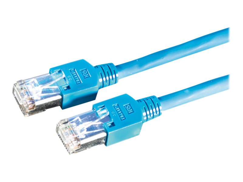 SECOMP KERPEN ICT MegaLine Patchkabel Cat.5e SF/U crossover 3m blau - Vorderansicht