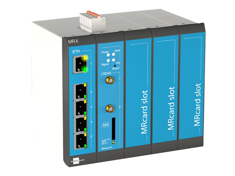 INSYS icom MRX5 LTE modularer Router inkl. LTE450 VPN Option