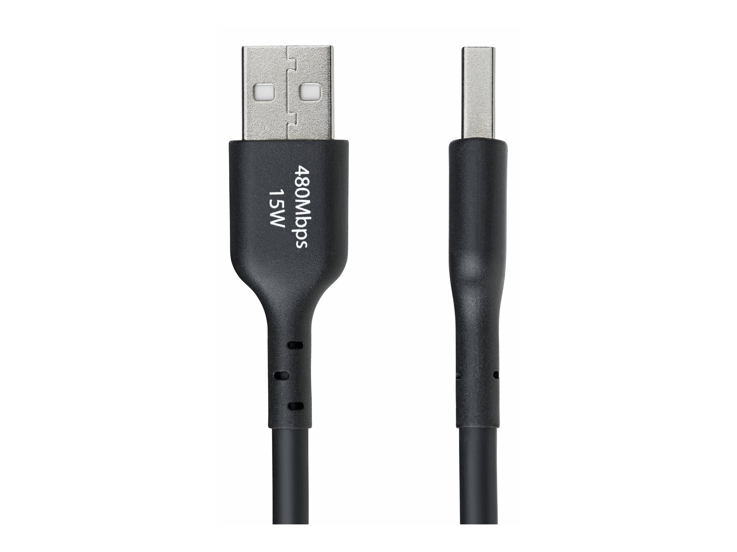 STARTECH.COM 4m USB-A auf USB-C Ladekabel USB-A auf Typ-C Ladekabel 3A Schnellladekabel USB 2.0 Datenubertragung Schwarz