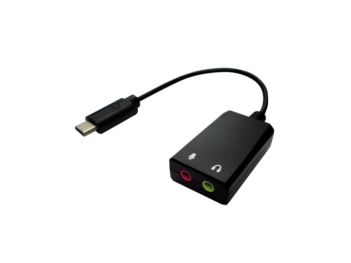 VALUE Adapter USB Typ C - 2x 3,5mm Audio ST/BU 0,13m - Verpackung