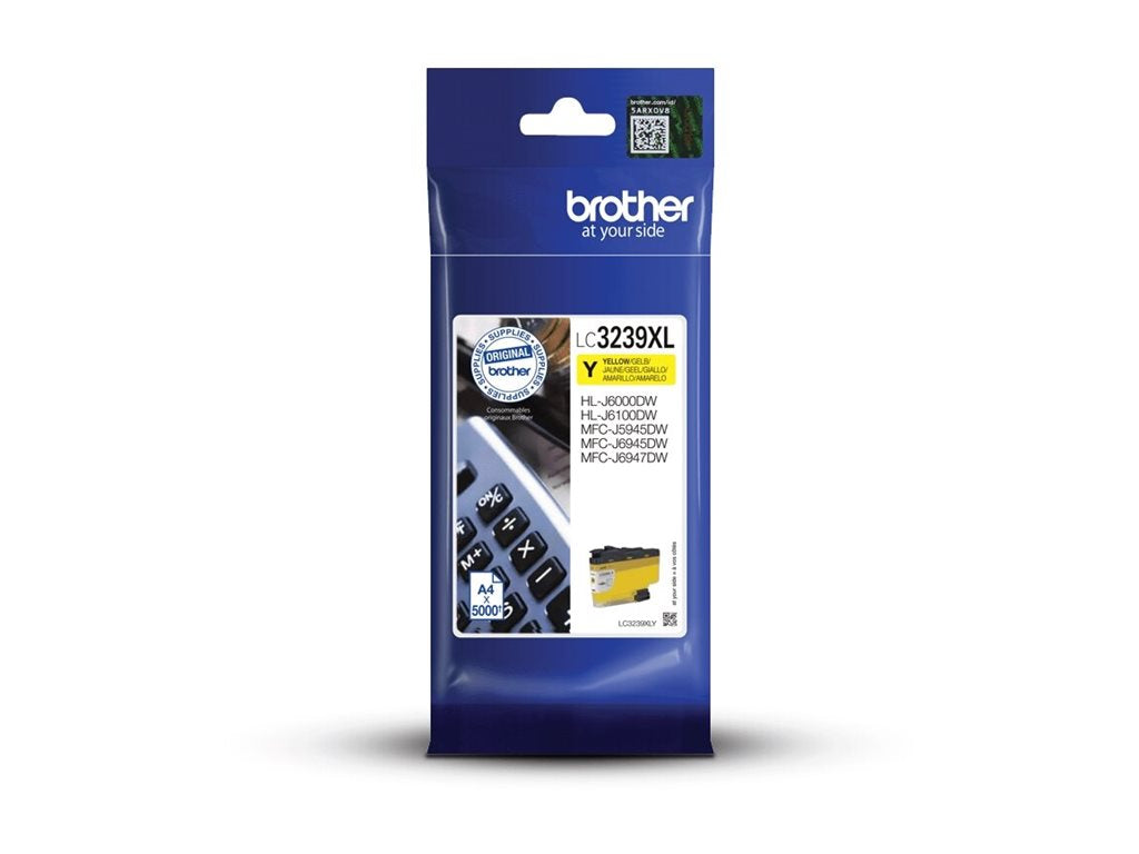 BROTHER LC-3239XLY Tintenpatrone Gelb Verpackung