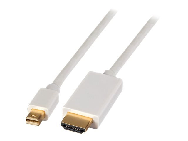 EFB Mini-Display Port 1.2 - HDMI Kabel St-St 1m weiss - Vorderansicht