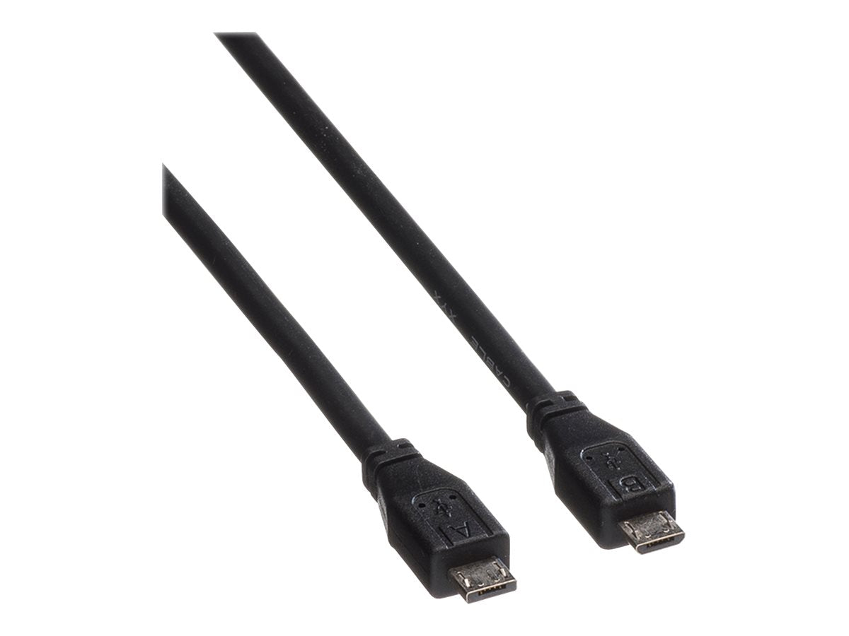 ROLINE USB 2.0 Kabel Micro USB A ST - Micro USB B ST 1,8m Detailansicht