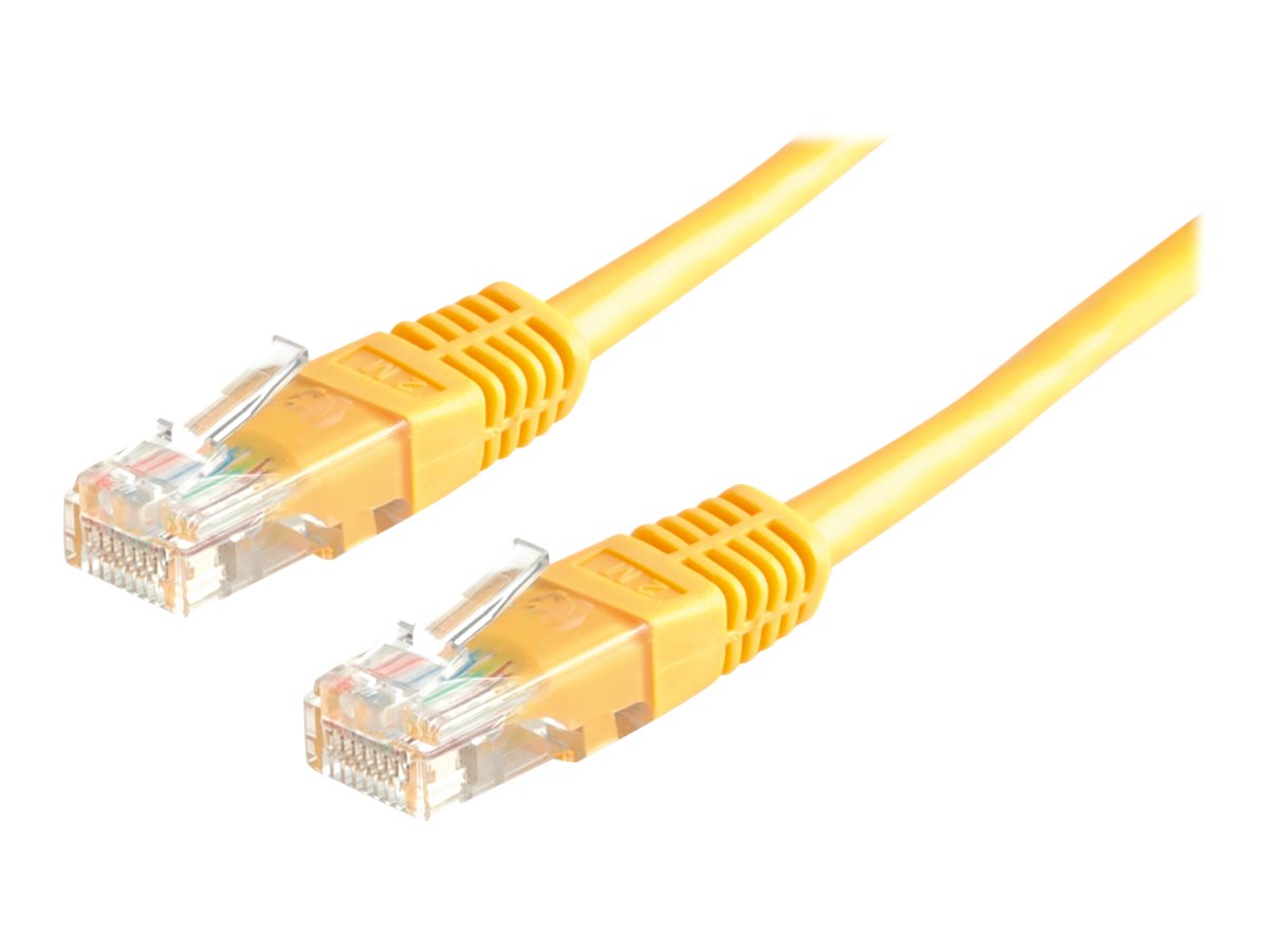 VALUE Patchkabel Kat.6 Class E UTP gelb 7m - Verpackung